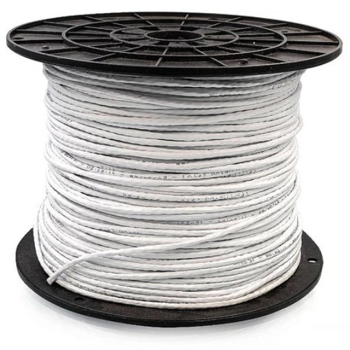 Cabo de Rede CAT5e BRANCO (ROLO)