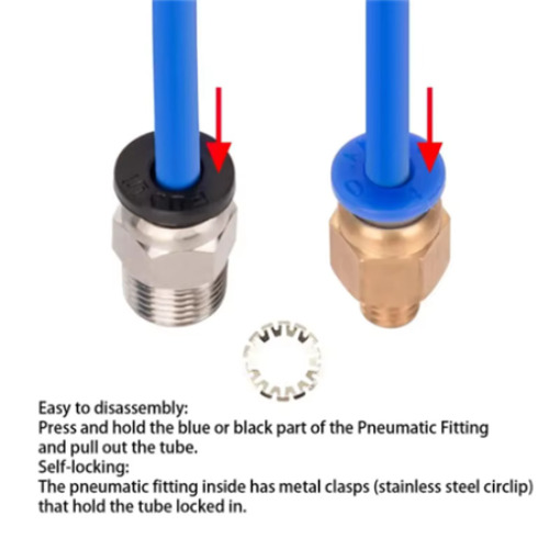 Imagem 3 de Conector Pneumático P/ Impressora 3D