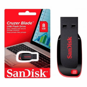 Pendrive - 8GB - SanDisk Cruzer Blade